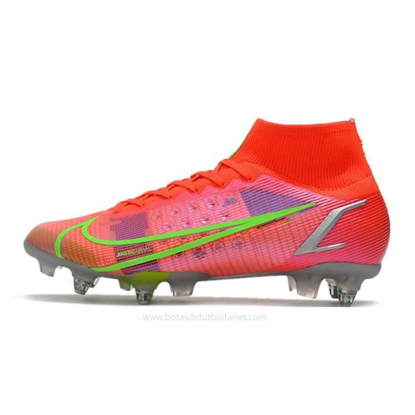 Nike Mercurial Superfly Elite SG PRO AC Spectrum Rojo Plata